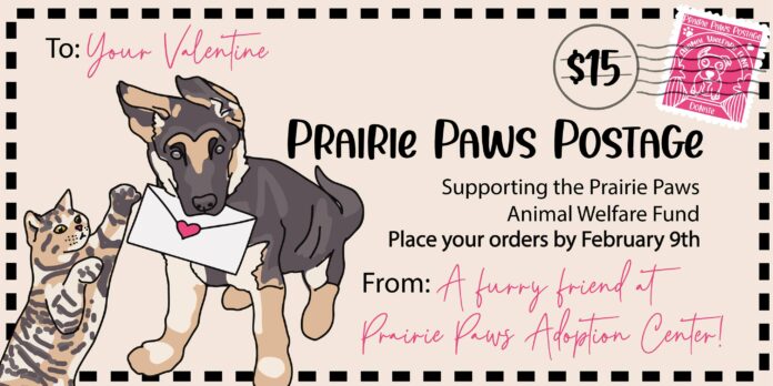 Prairie Paws postcard