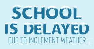 SCHOOL DELAY GRAPHIC