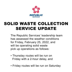 Duncanville solid waste collection update flyer