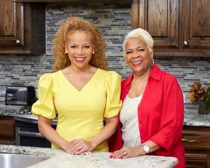 two ladies in a kitchen