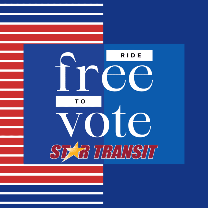 vote ride graphic