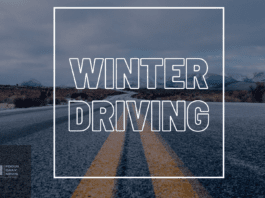 winter driving graphic