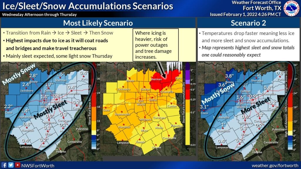 winter weather impact map