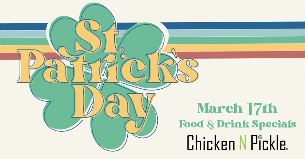 chicken n pickle st. patrick's day graphic