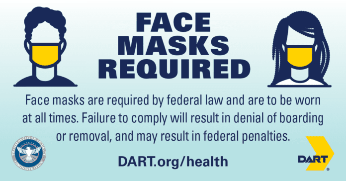 DART face mask poster