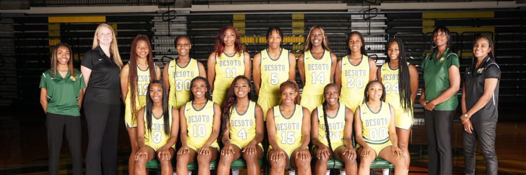 DeSoto Lady eagles basketball team