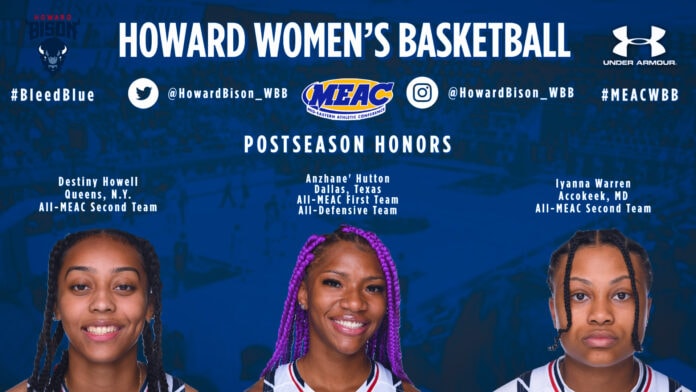 MEAC Postseason Honors (Howell, Hutton & Warren)