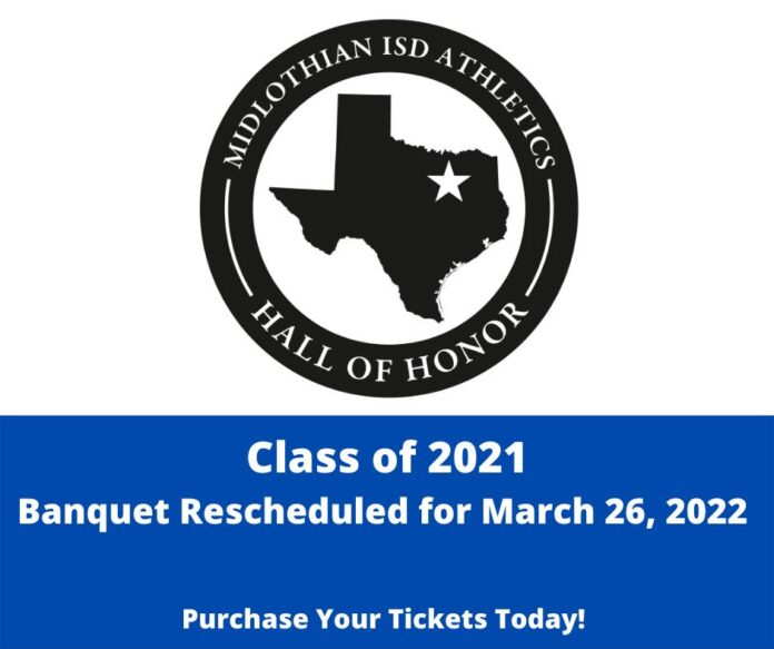 Class of 2021 MISD hall of honor flyer