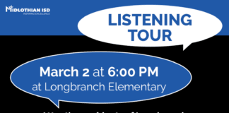 Midlothian ISD Seeks Community Members For Bond Committee MISD listening tour graphic