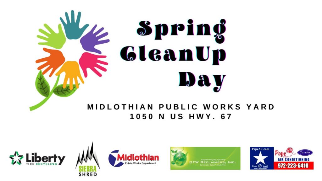 spring clean up day poster