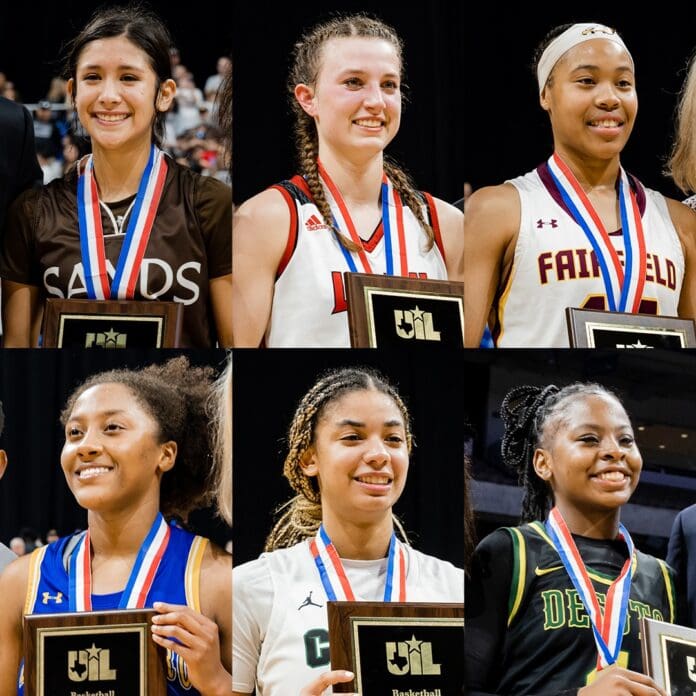 girls basketball players with medals