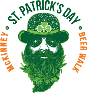 St. Patricks Day mckinney beer walk logo