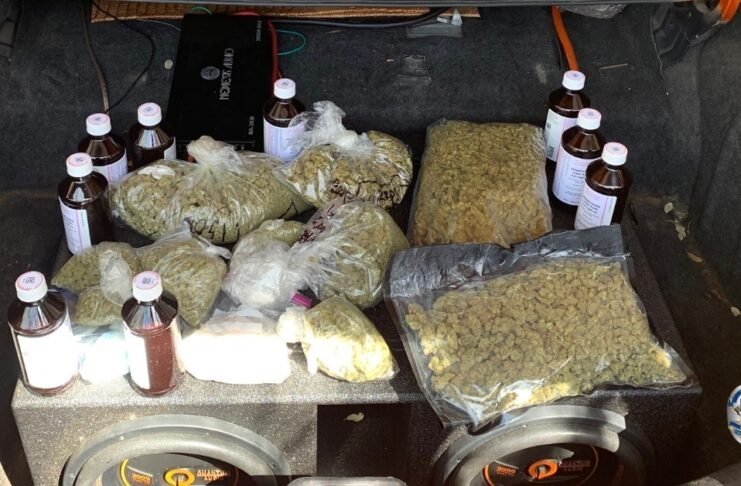 bags of drugs seized by DeSoto Police