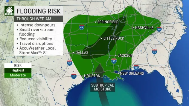 flood risk map storms March 21
