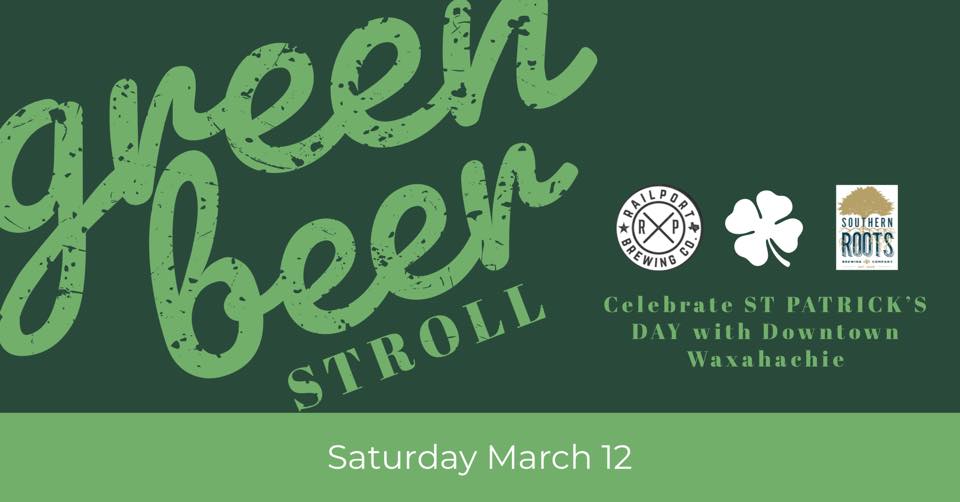 green beer stroll poster