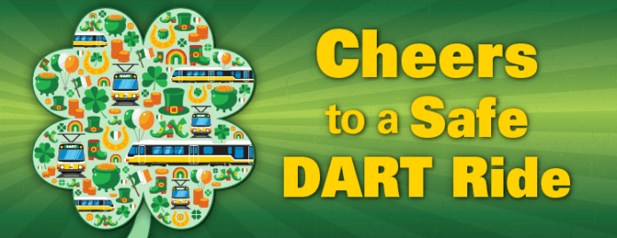 Dart St. Patrick's Day graphic