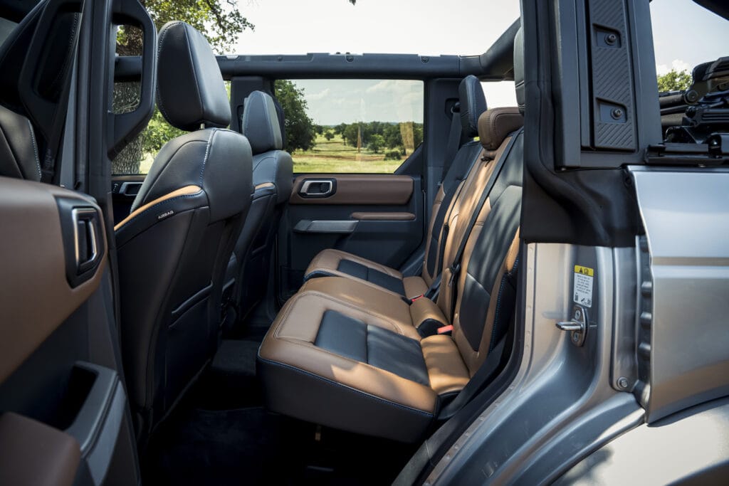 Ford bronco interior