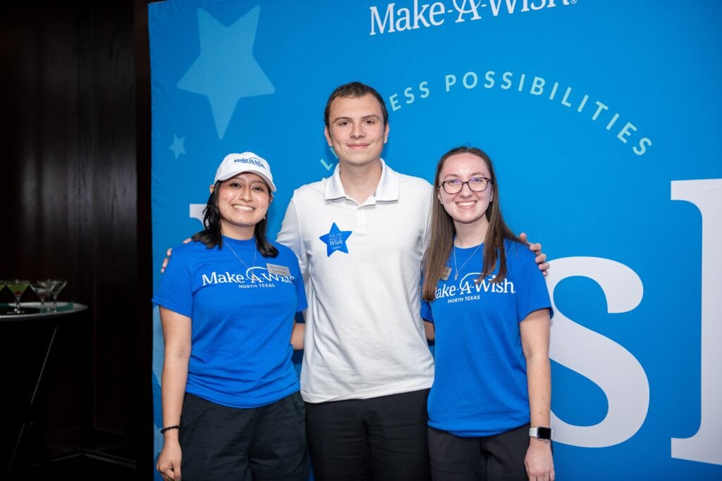 Michael Brandt with two ladies