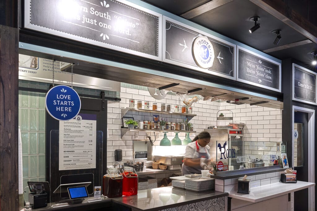 restaurant counter