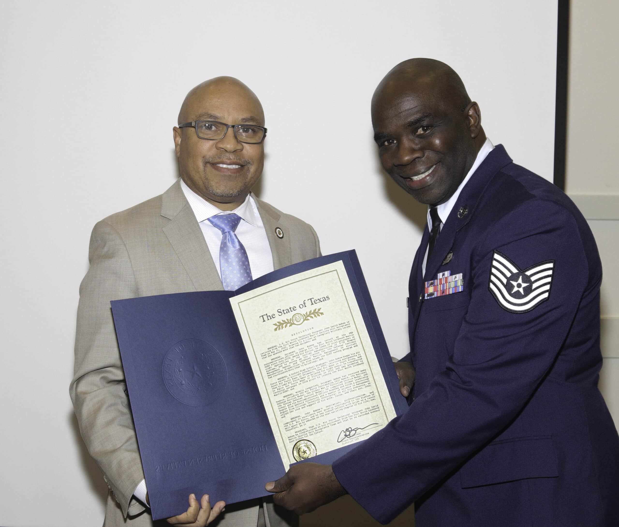 TSgt John Askew honored