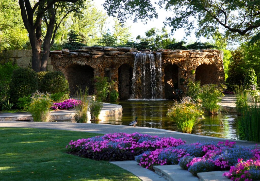 garden at Dallas Arboretum