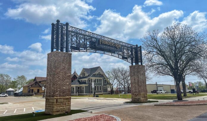 Founders Row sign