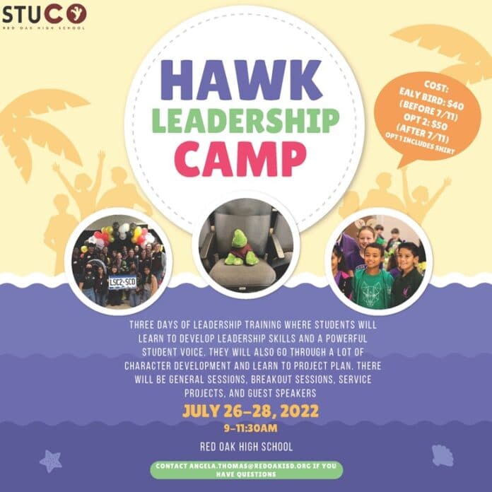 Hawk leadership camp poster