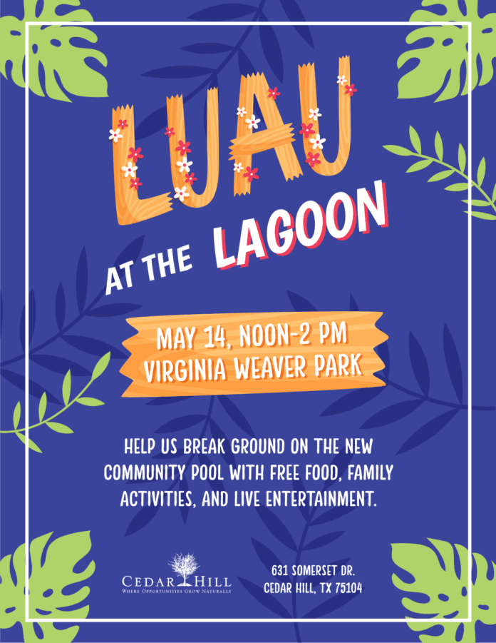 luau at the lagoon poster