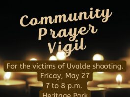 community prayer vigil flyer
