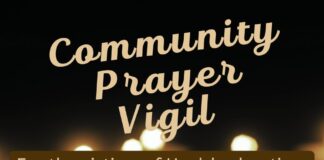 Midlothian To Hold Community Prayer Vigil Tonight In Support Of Uvalde community prayer vigil flyer