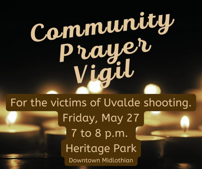 community prayer vigil flyer