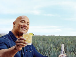 Dwayne The Rock with margarita