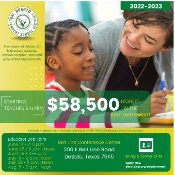 DeSoto ISD pay flyer