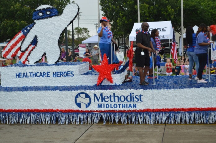 Methodist Midlothian parade float