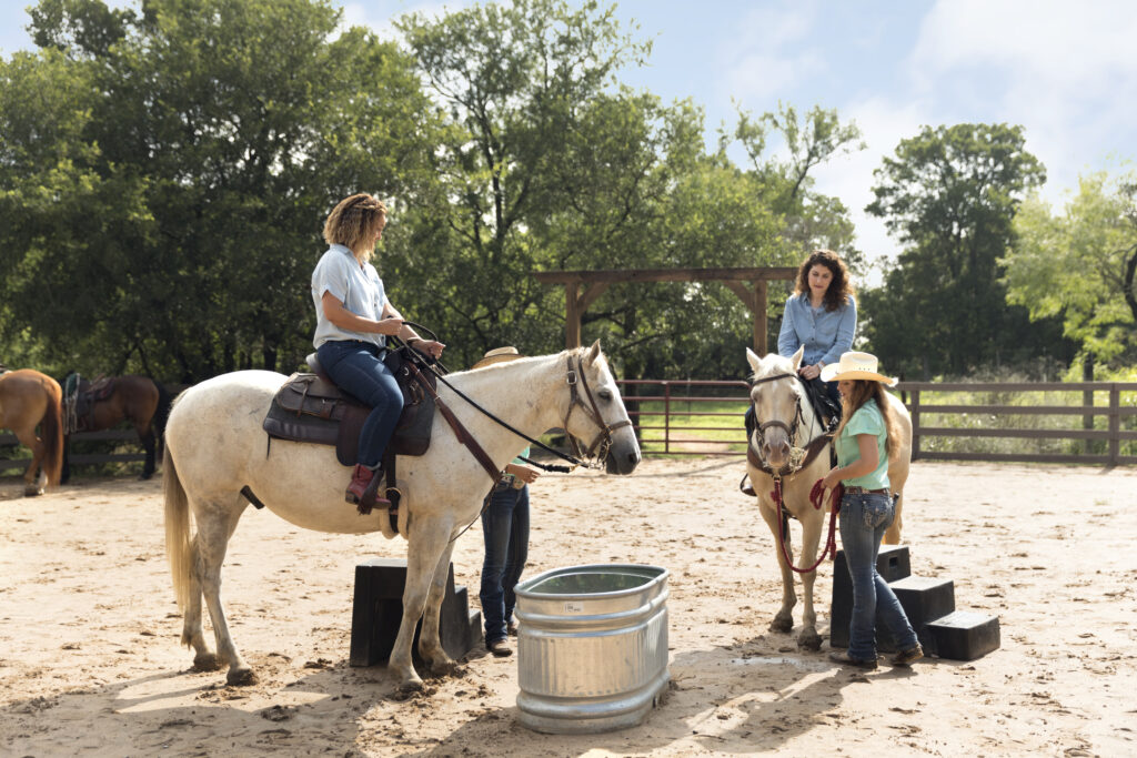 ladies on horseback