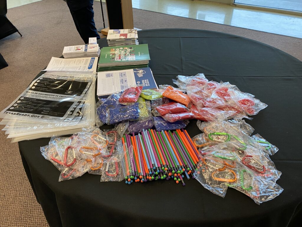 straws and glowsticks on table