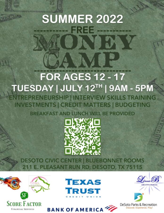 Money Camp flyer