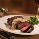 Treat Dad To A Delicious Father’s Day Dinner or Brunch NY strip with shallot butter