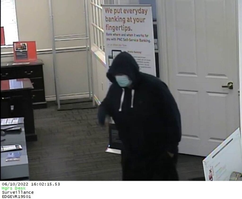 bank robbery suspect