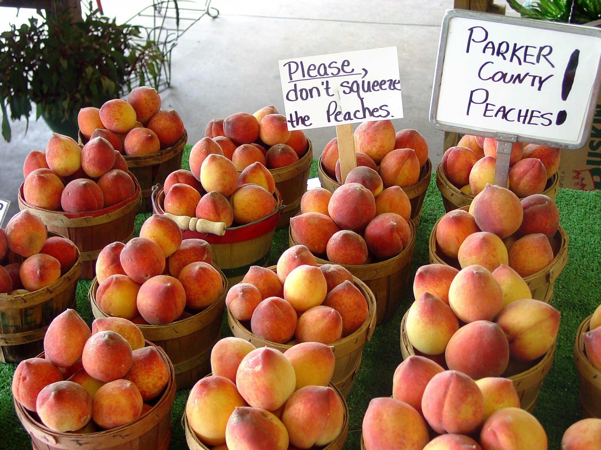 Parker County peaches