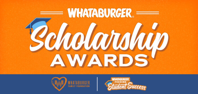 whataburger scholarship awards banner