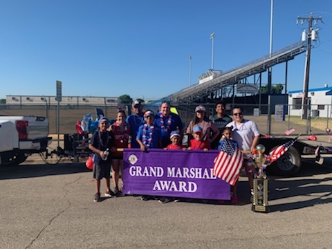 Trophies presented to floats