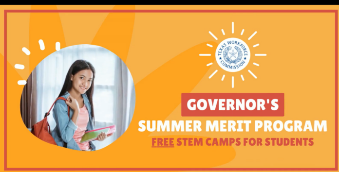 governor's summer merit program flyer