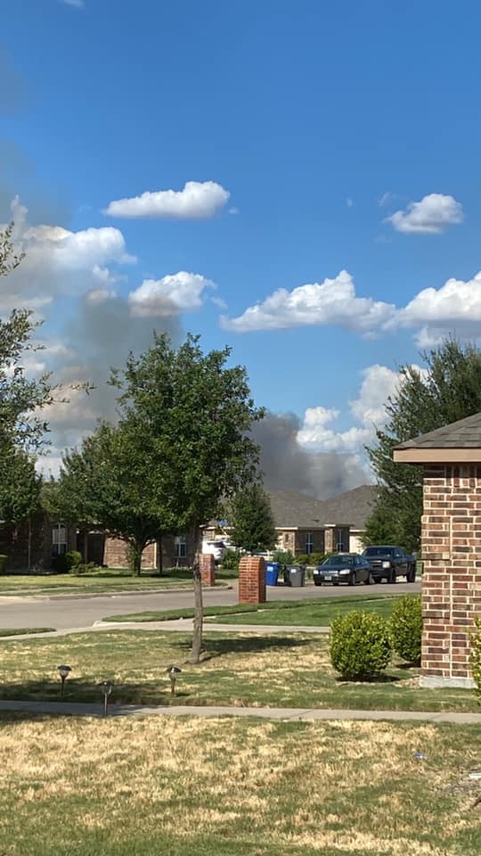 Glenn Heights fire in subdivision