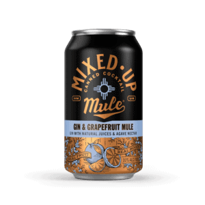 Mixed Up Mule can gin grapefruit