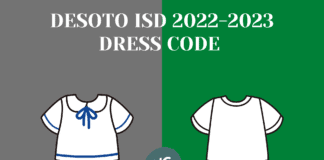 DeSoto ISD 2022-2023 Dress Code Recommended or Required, That Is The Question school uniform graphic