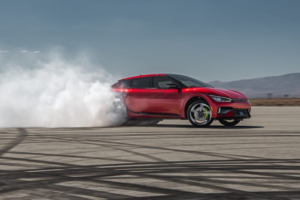 2023 EV6 GT burnout