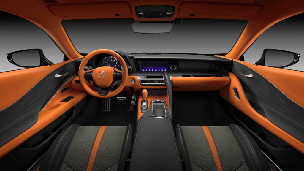 2022 Lexus LC 500 Bespoke interior