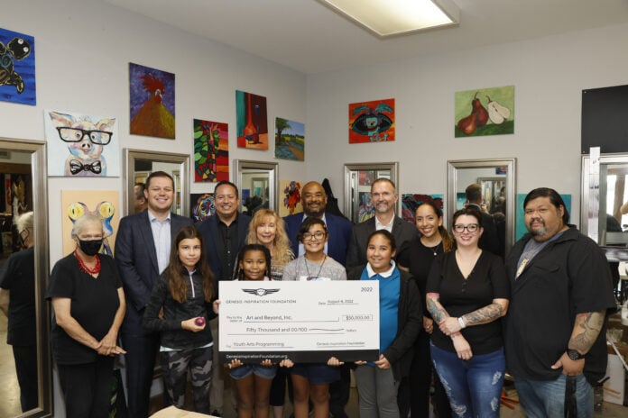 Genesis Inspiration Foundation at Art & Beyond Genesis Inspiration Foundation donates $100,000 to local groups
