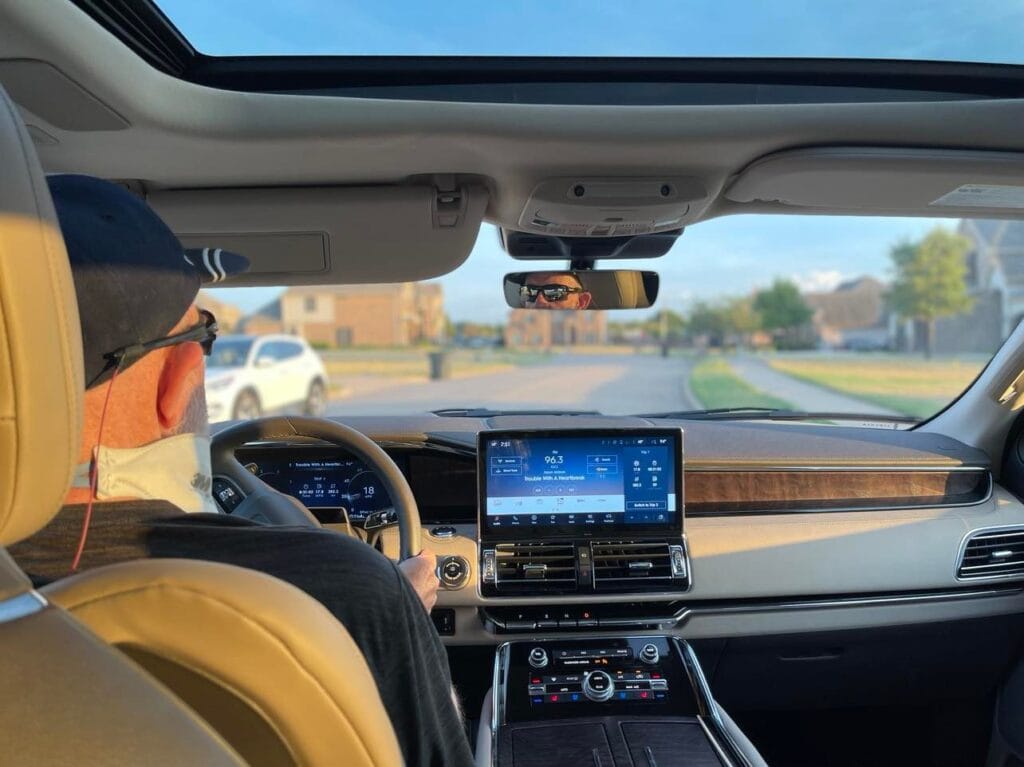 Interior of 2022 Lincoln Navigator